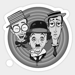 Kings of Silent Comedy Sticker